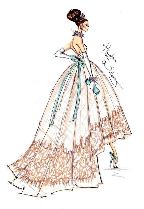 大师的手绘服装礼服婚纱设计……_来自freesia小苍兰的图片分享-堆糖